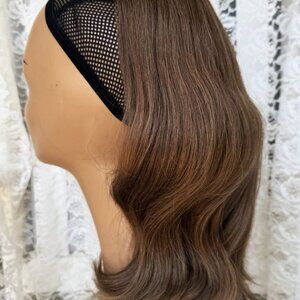 Vintage 100% Human Hair Fall from the 1970's -#31 Medium  Brown  NEW with tags